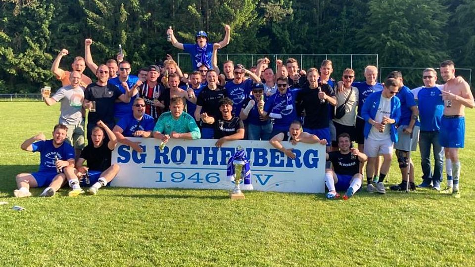 Meisterlich: Die SG Rothenberg II steigt als Meister der C-Liga 2023 in die B-Liga Odenwald auf. 	Foto: Tina Freidel