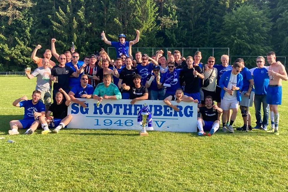 Meisterlich: Die SG Rothenberg II steigt als Meister der C-Liga 2023 in die B-Liga Odenwald auf. 	Foto: Tina Freidel