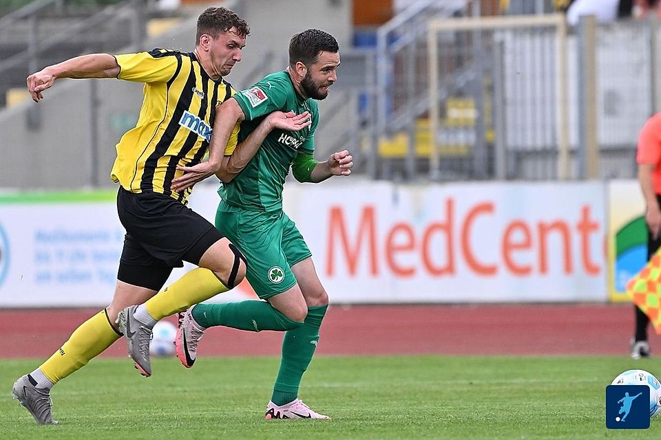 Konnte sich bei der SpVgg Bayreuth nicht wie erhofft durchsetzen: Patrick Görtler (li.) kehrt nach Bamberg zurück - allerdings nicht zum FC Eintracht.
