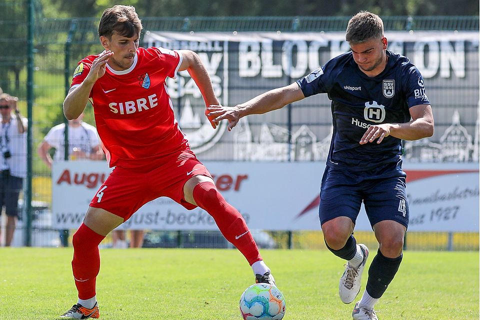 Stefan Ilic (re.) schließt sich dem SSV Reutlingen an.