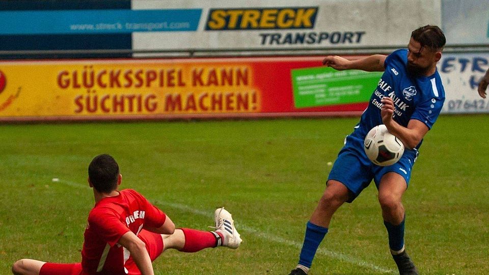 Erik Uetz bei einem seiner sechs Einsätze in dieser Saison