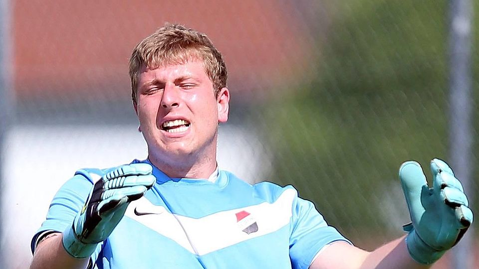 Half in der Not: Dustin Dietze stellte sich bei den Uffingern ins Tor.