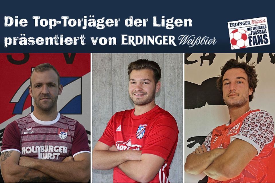 Die Toptorjäger der KL Zugspitze: Matthias Lotter (Mitte), Josef Sontheim (l.) und Marcel Höhne (r.)