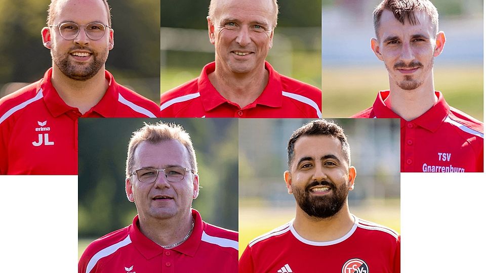 Jannis Lemmermann, Axel Renken, Marcel Deppenweiler, Micha Gerken und Dijvar Akin (von links oben nach recht unten)