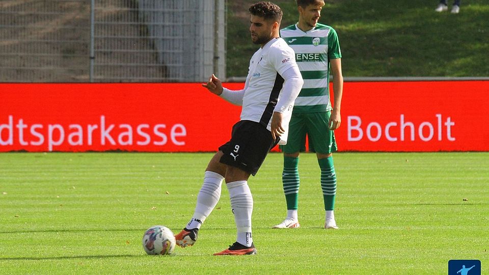 Top-Stürmer Malek Fakhro will mit dem 1. FC Bocholt wieder dreifach punkten.
