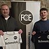 Das neue Trainergespann des FC Emmendingen für die Saison 2025/26: Oliver Dewes (links) und Jakob Grießbaum. 