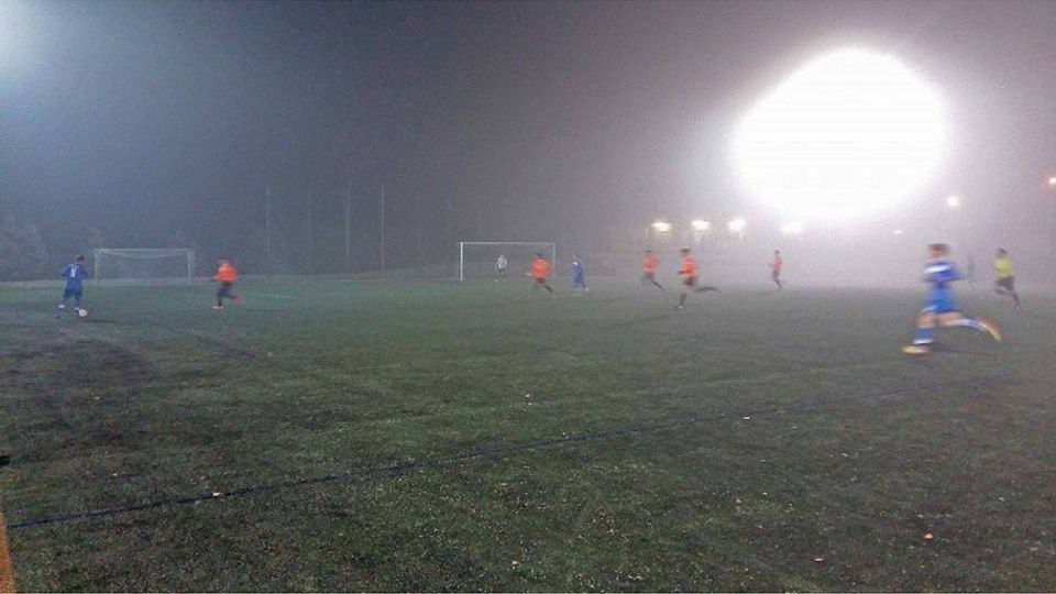 Dichter Nebel beim Rückrundenauftakt.