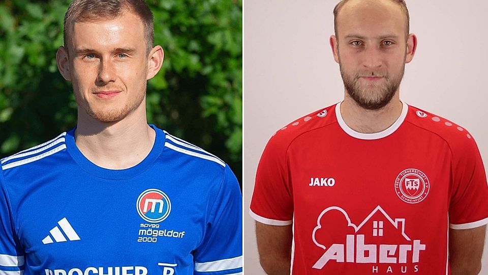 Die Spieler der Woche der Landesliga Nordost und Nordwest: Lukas Heinrich (l.) und Dominik Popp (r.).