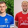 Die Spieler der Woche der Landesliga Nordost und Nordwest: Lukas Heinrich (l.) und Dominik Popp (r.).
