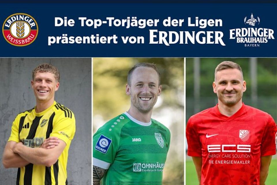 Die Toptorjäger der Bayernliga Süd liefern sich ein spannendes Rennen.