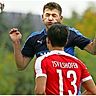 Der passende Gesichtsausdruck zum Calcio-Spiel. Für den eingewechselten Mahir  Ege und dessen Teamkollegen ging es böse schief. Foto: Yavuz Dural