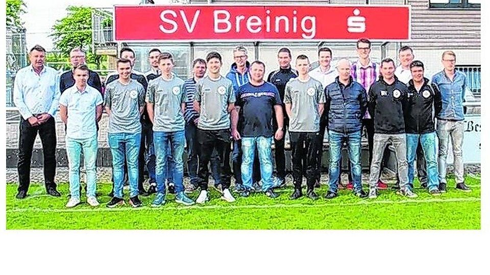 Der Jugendvorstand des SV Breinig wurde beim Vereinsjugendtag neu gewählt. Foto: Bene Kloubert