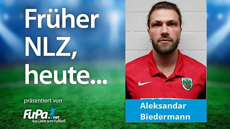 Spitzname "King Kong": Aleksandar Biedermann soll Wormatia Worms mit seinen Toren zum Aufstieg schießen. In der Hoffenheimer U19 konnte sich der wuchtige Stürmer einst nicht durchsetzen und für ein höherklassiges Engagement empfehlen.