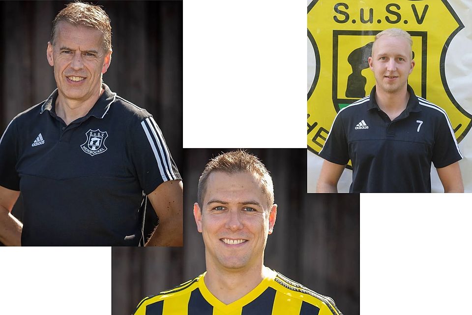 Jörg Koslowski, Marc Allers und Sebastian Vollmers (von links nach rechts) sind weiterhin für die Mannschaft verantwortlich.