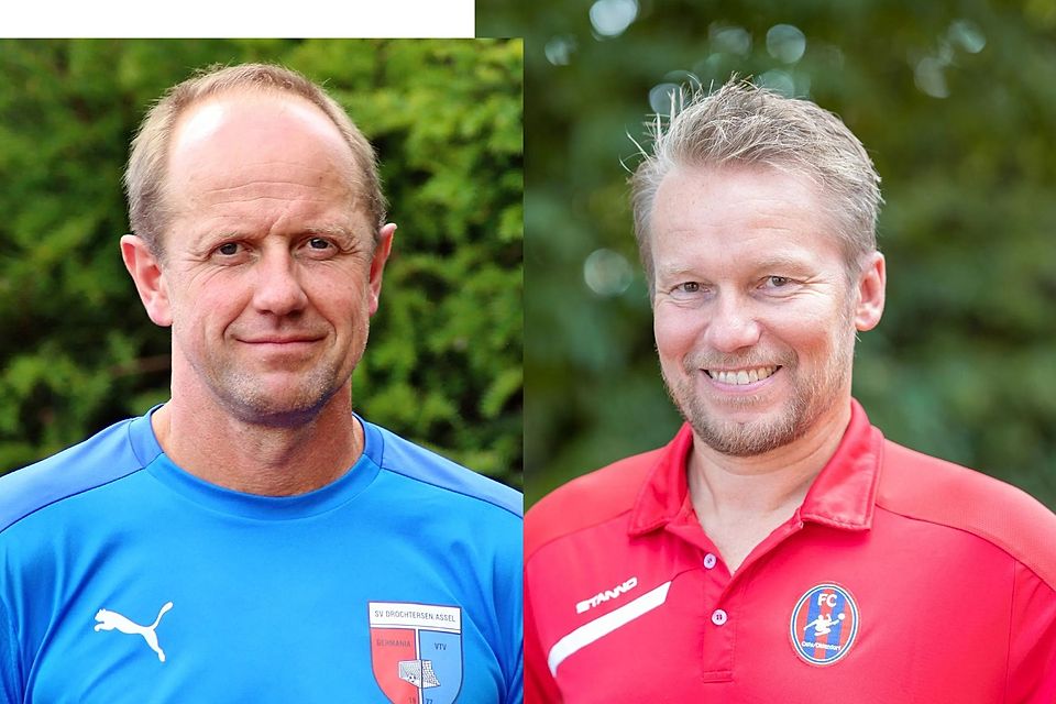 Die beiden Trainer Stefan Raap und Andreas Duhn kennen sich aus ihren aktiven Zeiten als Spieler. 