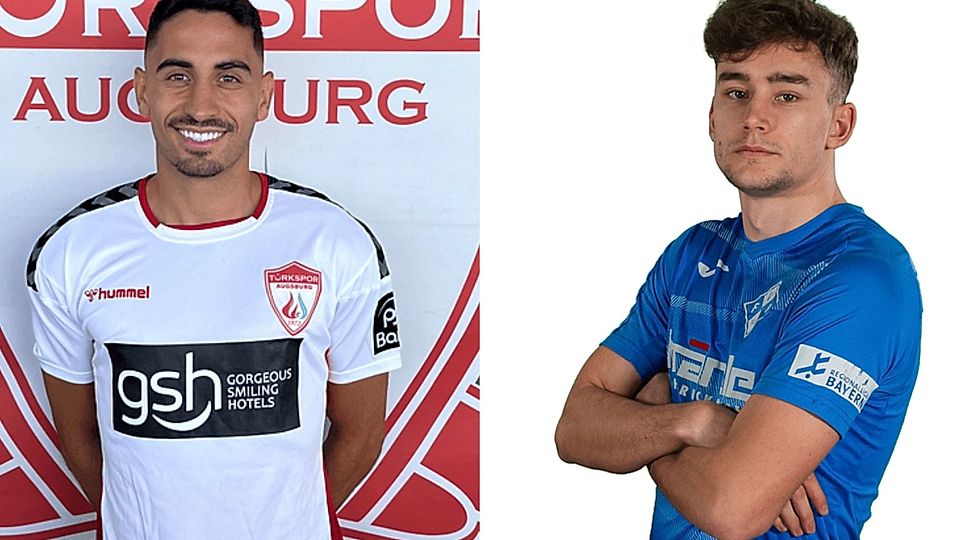 Turgay Karvar (li.) und Elias Herzig verstärken den TSV Schwaben Augsburg.