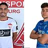 Turgay Karvar (li.) und Elias Herzig verstärken den TSV Schwaben Augsburg.