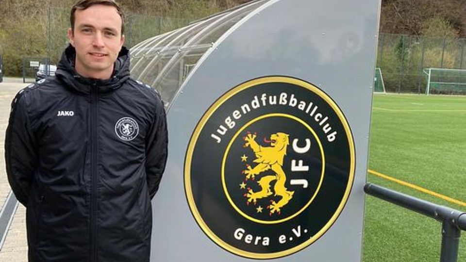 Timo Weiß sitzt zukünftig auf der Trainerbank der U16 des JFC Gera.