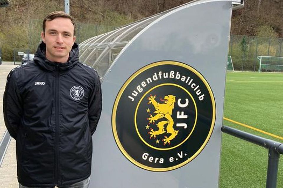 Timo Weiß sitzt zukünftig auf der Trainerbank der U16 des JFC Gera.