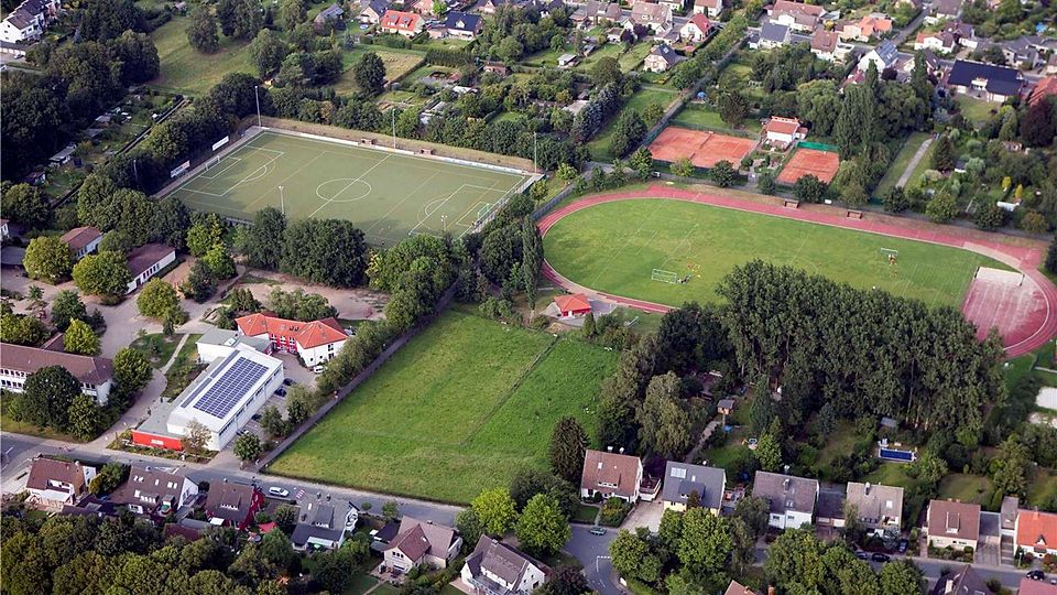 Sportanlage Sonnenhügel - die Heimat des SSC Dodesheide III, Tabellenführer der 2. Kreisklasse Stadt. Foto Westdörp