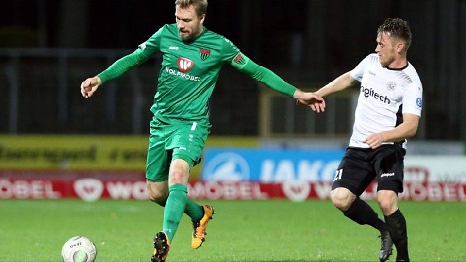 Marco Janz wird im Sommer nach fünf Jahren dem 1. FC Schweinfurt 05 den Rücken kehren. F: Scheuring