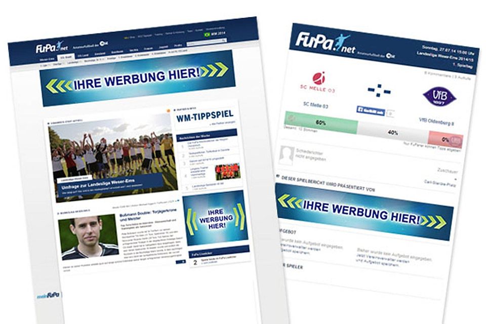 FuPa Weser-Ems - Hier trifft Online-Marketing auf Fußballfans