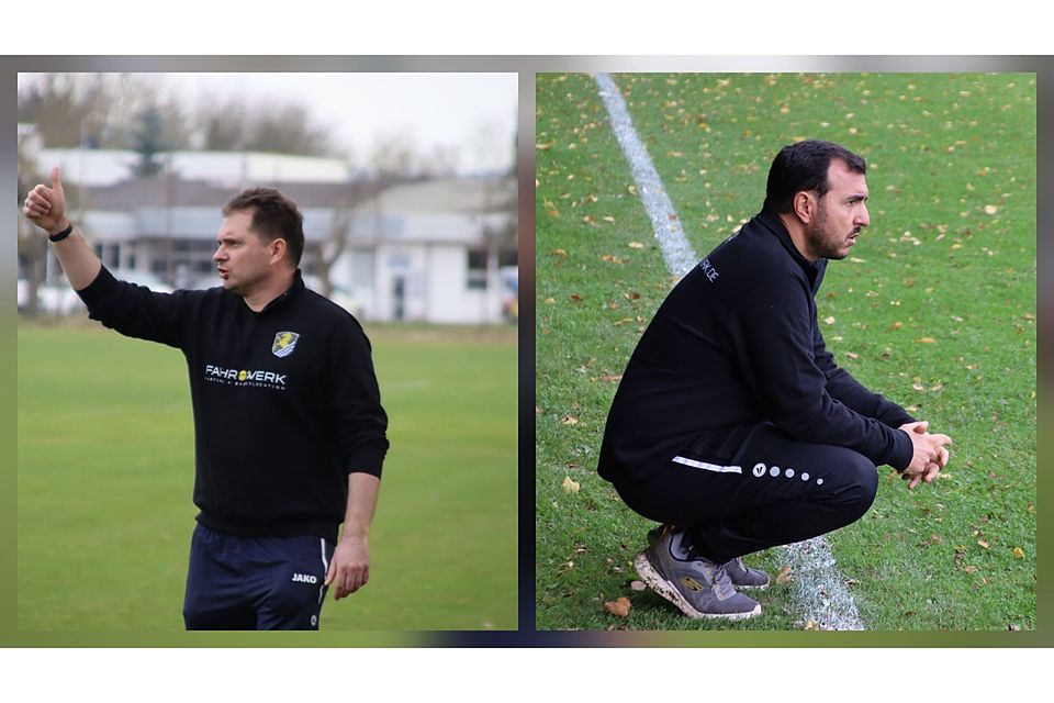 Nicht mehr Coach der Richer Buben: Marius Trautmann (links) und Interimstrainer Rafael Perreira (rechts)