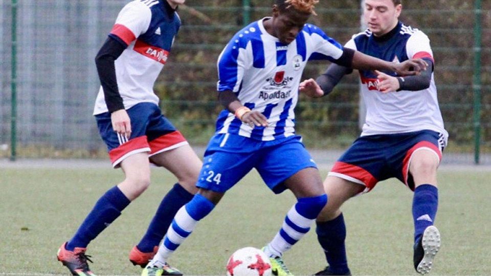 Sterling Soumahoro verstärkt Union Isserstedt im Sturm. F: Sandy Försterling / FCT