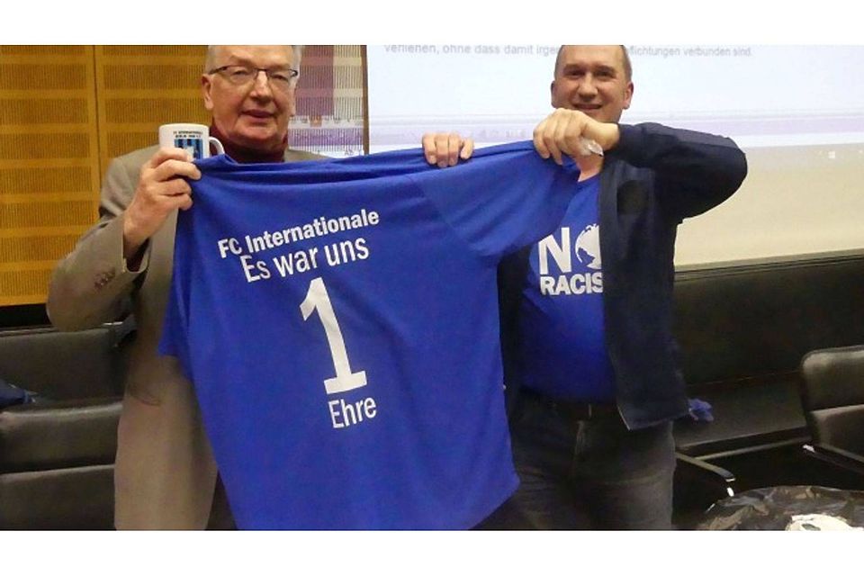 Wolfgang Abitz (l.) und Gerd Thomas. Foto: FC Internationale