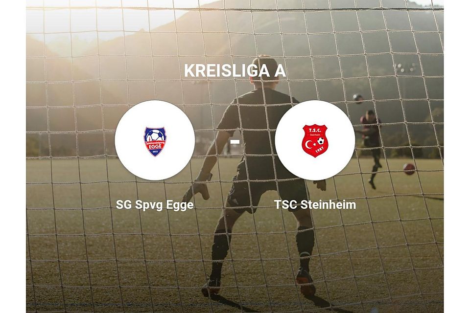 SG Spvg Egge gegen TSC Steinheim