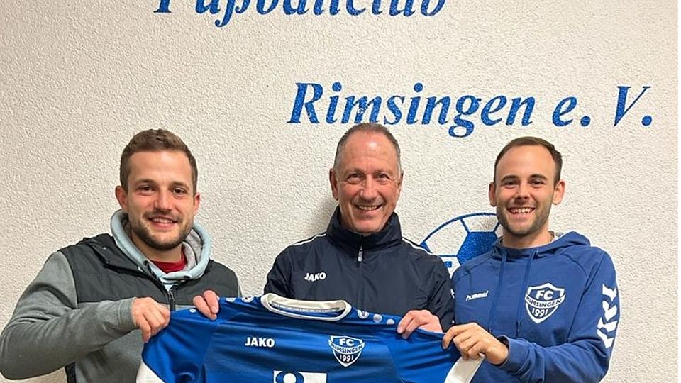 v.l.n.r.: Micha Hoffmann (Spielausschuss), Klaus Zitzelsberger, Max Federer (Vorstand Sport)