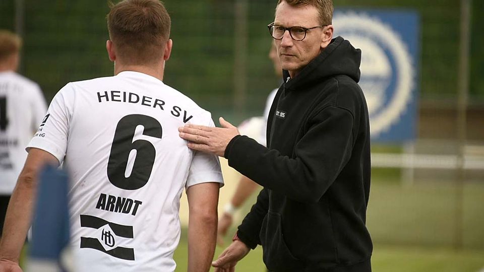 Heides Trainer Markus Wichmann.