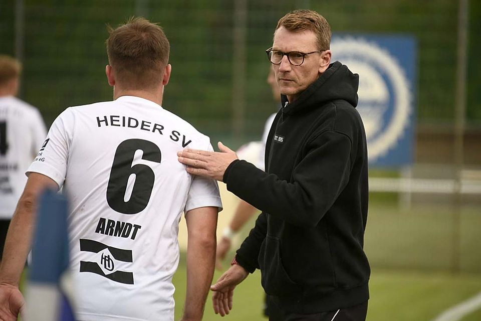 Heides Trainer Markus Wichmann.