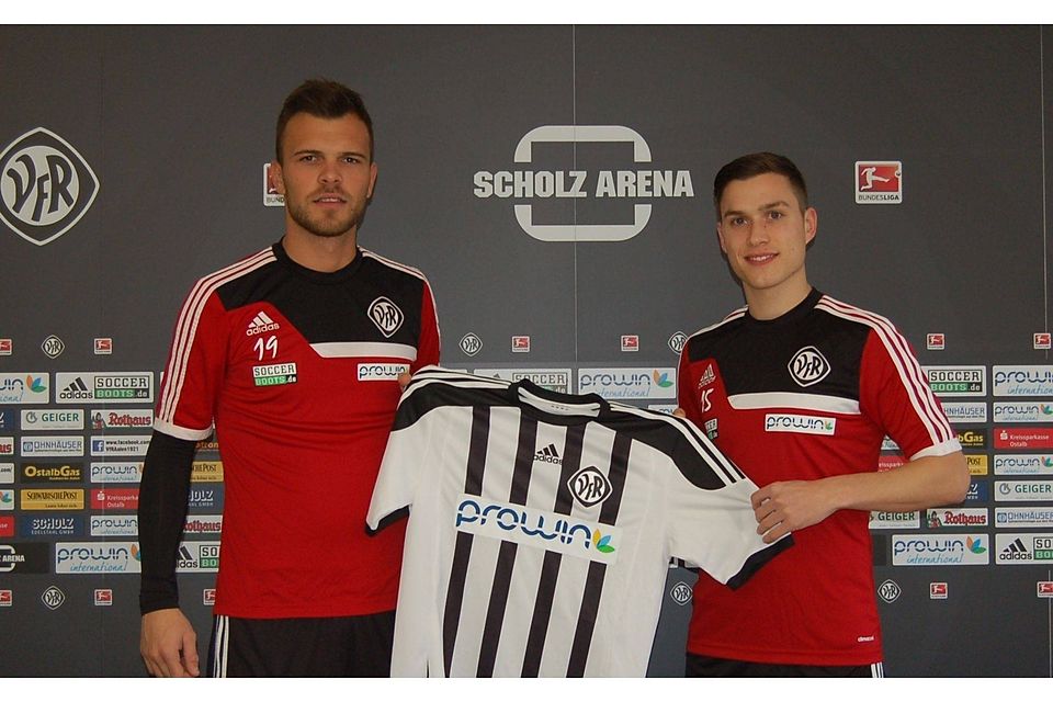 Orhan Ademi (links) und Gianluca Korte wechseln auf Leihbasis bis zum Saisonende vom Ligakonkurrenten Eintracht Braunschweig zum VfR Aalen. Foto: privat