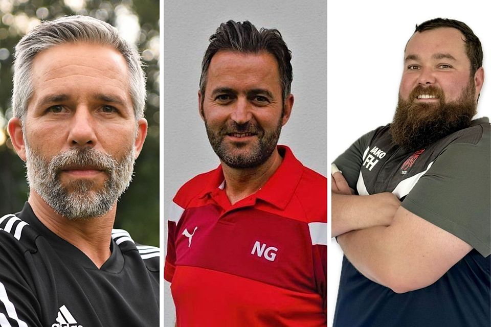 Hannes Jenewein (l., TuS Raubling), Nenad Grizelj (M., TSV Bad Endorf) und Florian Heppert (r.) mussten sich am Wochenende mit ihren Teams geschlagen geben. 