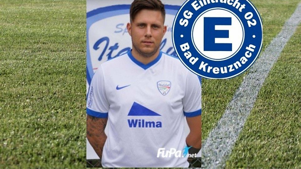 Brian Huth wird in Zukunft das Wappen von der SG Eintracht Bad Kreuznach auf der Brust tragen. F: FuPa Brandenburg