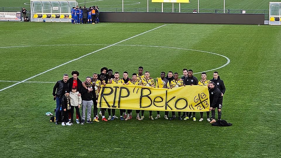 Im Zentrum und Norden des Landes wurde vielerorts - wie hier in Bissen - dem viel zu jung verstorbenen Bekim "Beko" Pilic vom CS Bourscheid gedacht
