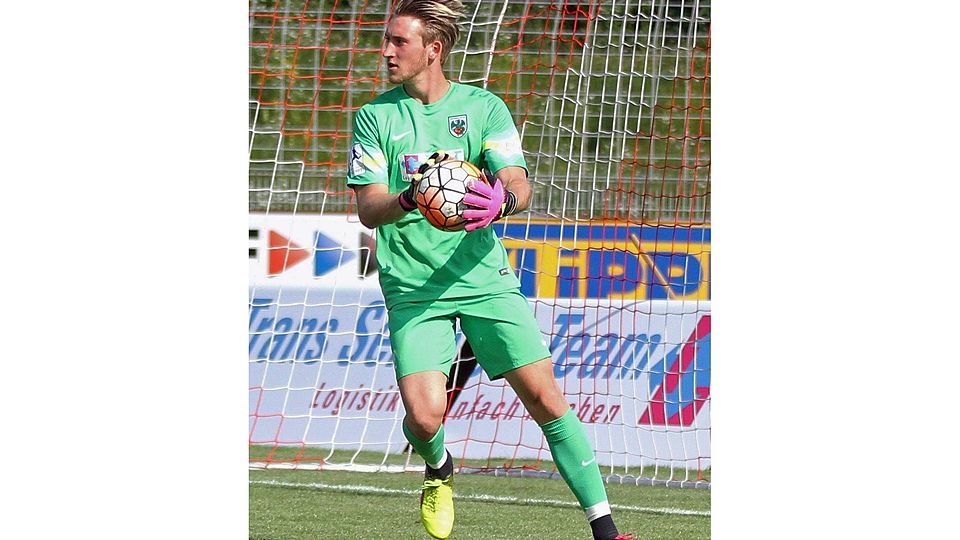 Erst mal aussetzen, bitte: Tobias Trautner steht gegen Hauenstein nicht im Wormatia-Tor.	Foto: pa/Dirigo
