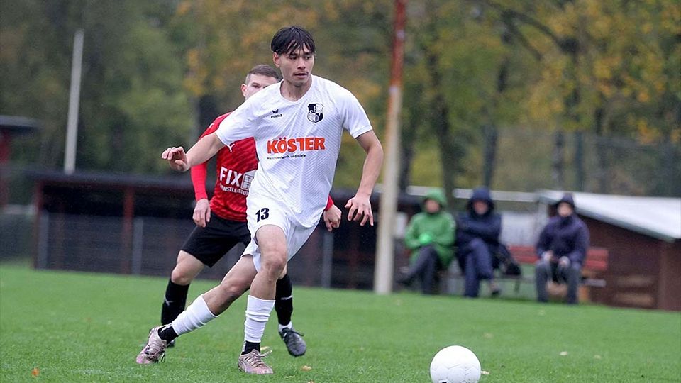 Rojhat Zimmermann (Heider SV II) leitete mit dem 1:1 den ersten Wendepunkt in der Partie gegen Weiche Flensburg 08 II ein.