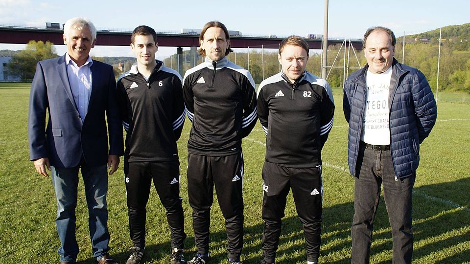 Hans Müller, Teamkapitätin Florian Schmid, Martin Krauß, Markus Pöllet und Peter Nibler. Foto: Maria Krauß