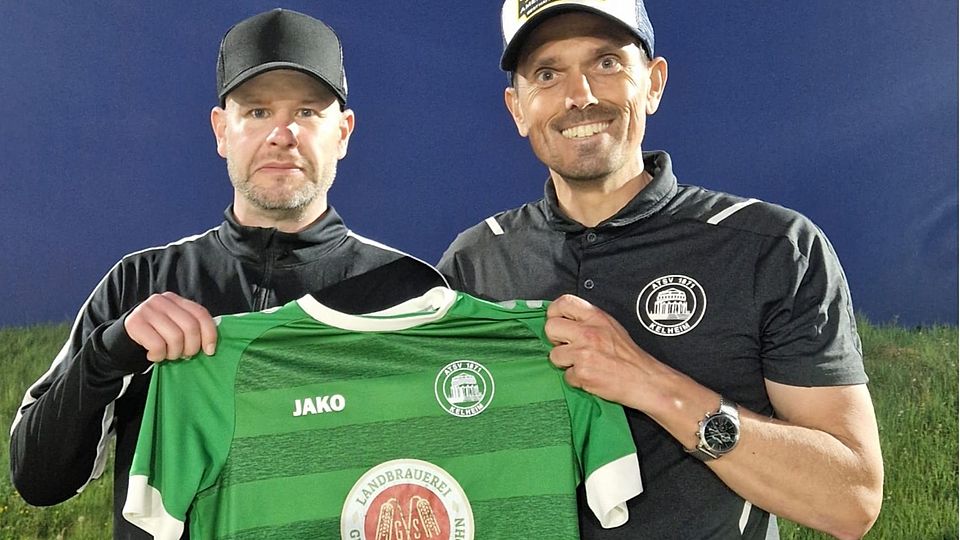 Sascha Hoffmann (li.) übernimmt den Trainerposten beim ATSV Kelheim II 
