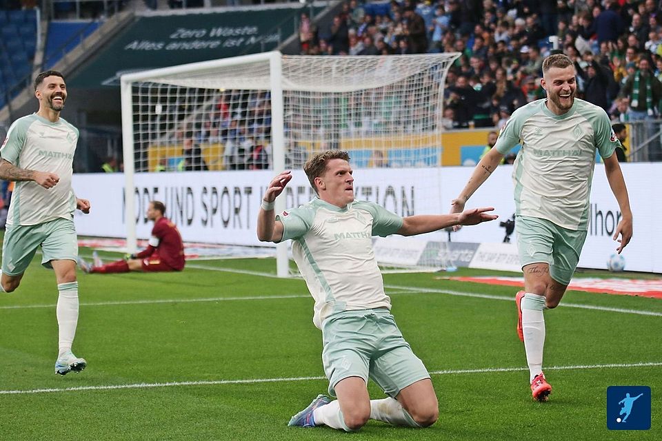 Genau wie Werder Bremen (Foto) hat auch der TuS Eversen/Sülze am Wochenende einen 0:3-Rückstand gedreht und 4:3 gewonnen. 