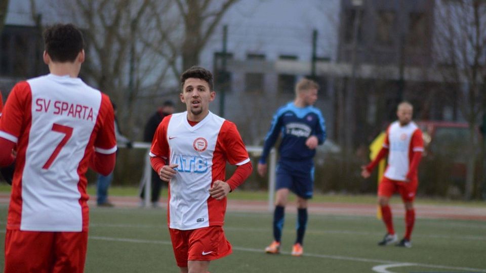 Durim Elezi traf am 17. Spieltag der Landesliga gleich vierfach gegen die II. Mannschaft vom Berliner AK