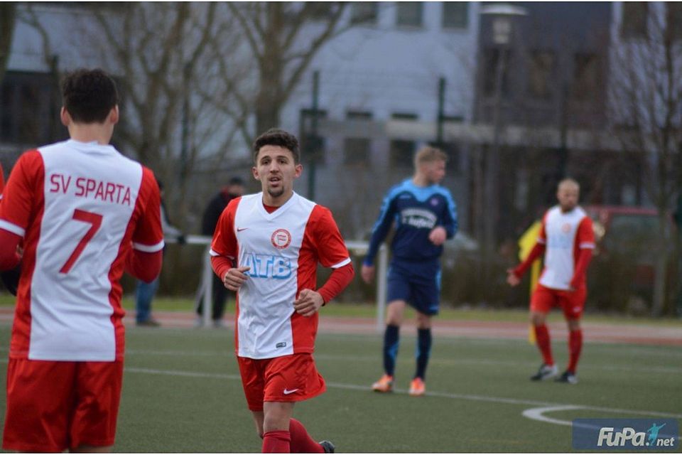 Durim Elezi traf am 17. Spieltag der Landesliga gleich vierfach gegen die II. Mannschaft vom Berliner AK