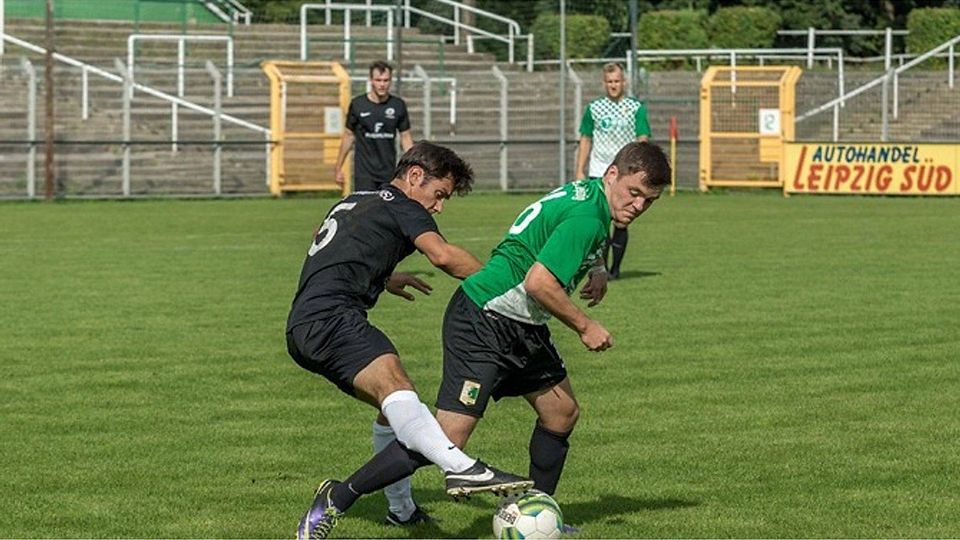 Liam Mechsner (links) empfängt mit der zweiten Mannschaft der SG Rotation Leipzig am Sonntag den LSV Südwest, während Erik Peters gegen die Sachsenliga-Reserve des SV Lipsia Eutritzsch seine Visitenkarte abgibt.  F: Rossner