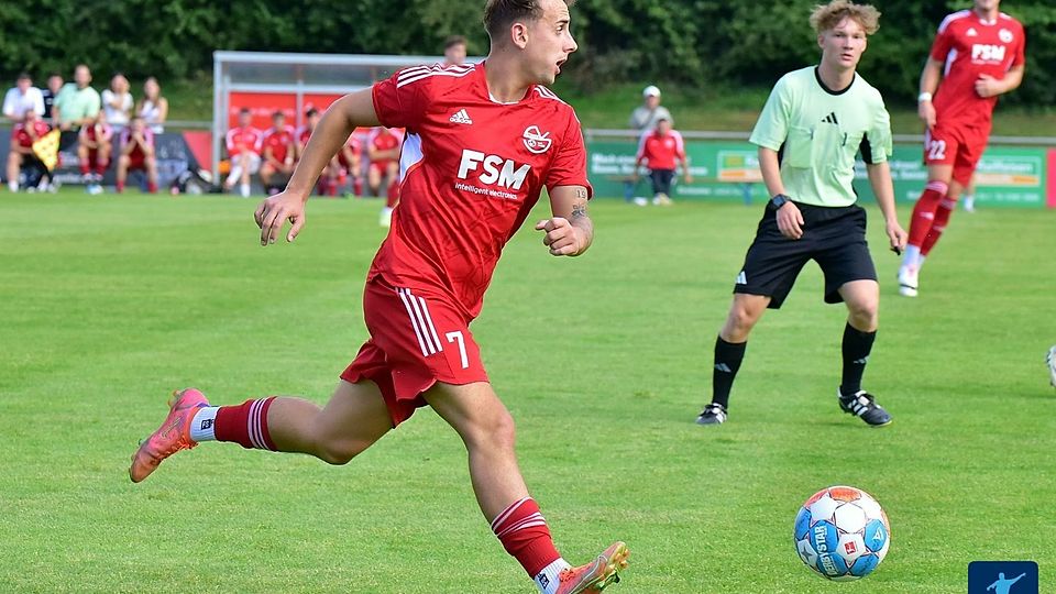 Der Stegener Maximilian Rohrer wurde in der Partie gegen den Freiburger FC II eingewechselt. 