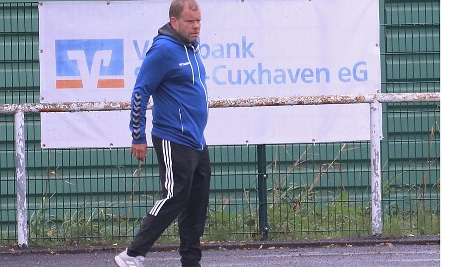 Ottensens Trainer Björn Mielke haderte mit der Chancenverwertung seiner Elf.