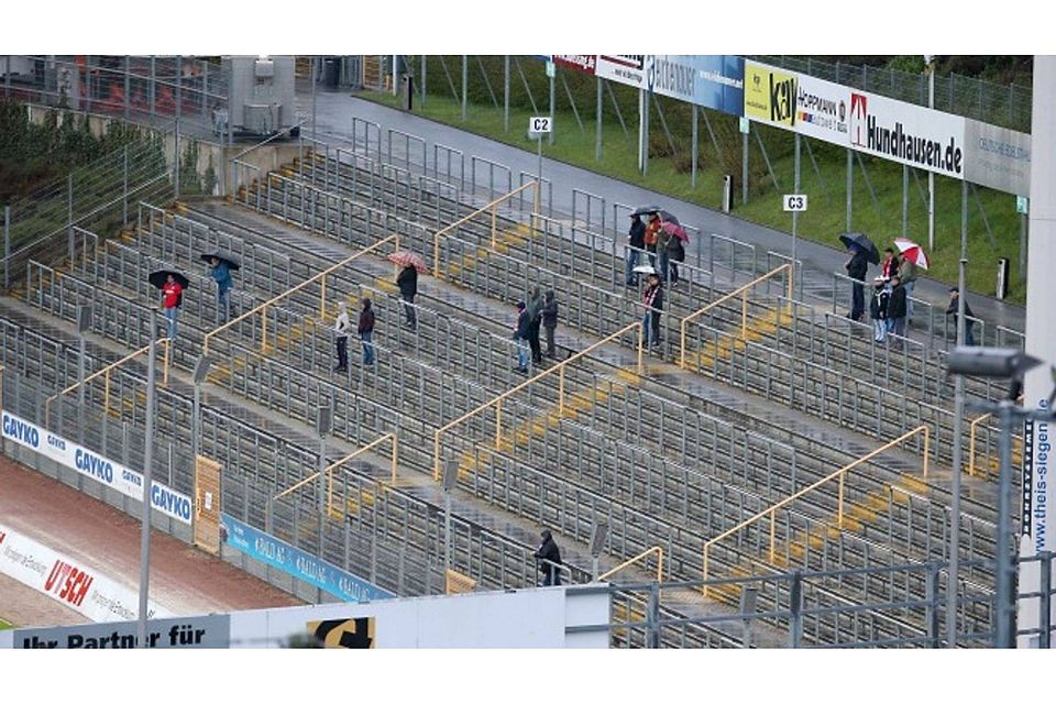 Die Sportfreunde Siegen haben offiziell Insolvenz angemeldet. Foto: René Traut Die Sportfreunde Siegen haben offiziell Insolvenz angemeldet. Foto: René Traut