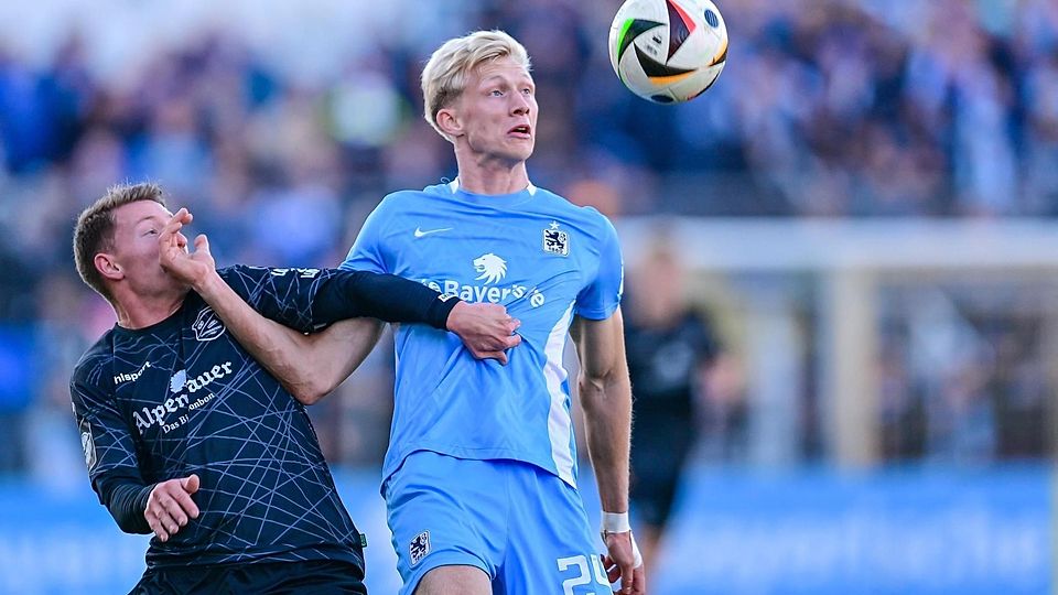 Raphael Schifferl stand im Derby-Hinspiel gegen die SpVgg Unterhaching noch in der Startelf des TSV 1860 München.