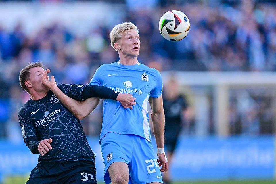 Raphael Schifferl stand im Derby-Hinspiel gegen die SpVgg Unterhaching noch in der Startelf des TSV 1860 München.